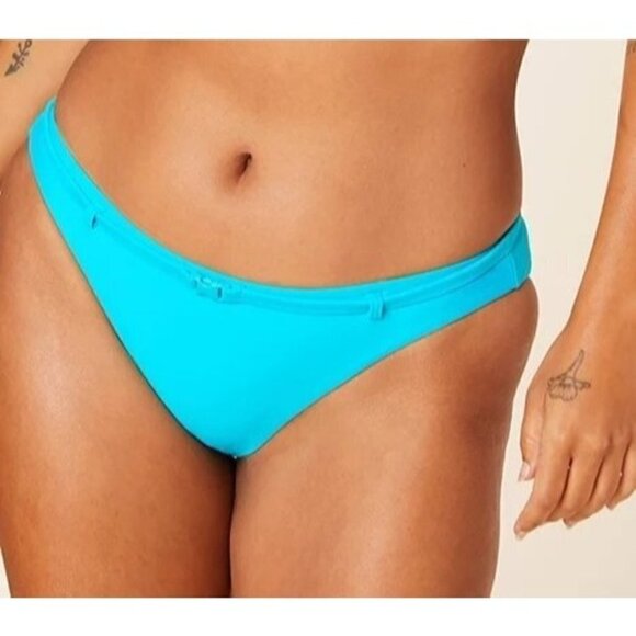 Andie Other - Andie The Riviera Turquoise Blue Bikini Bottom Swimwear Beach Ocean Size XS NWT